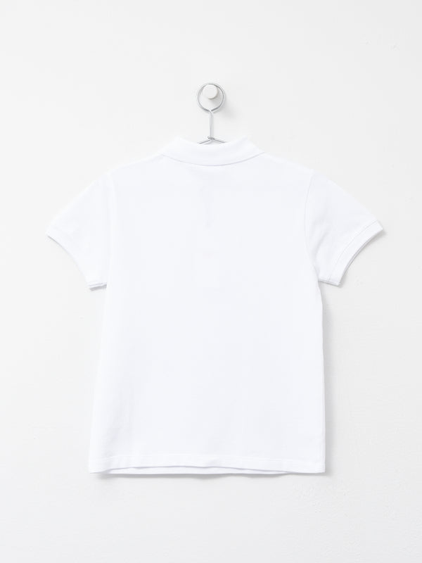 BABY FOX PATCH REGULAR POLO_WHITE P100